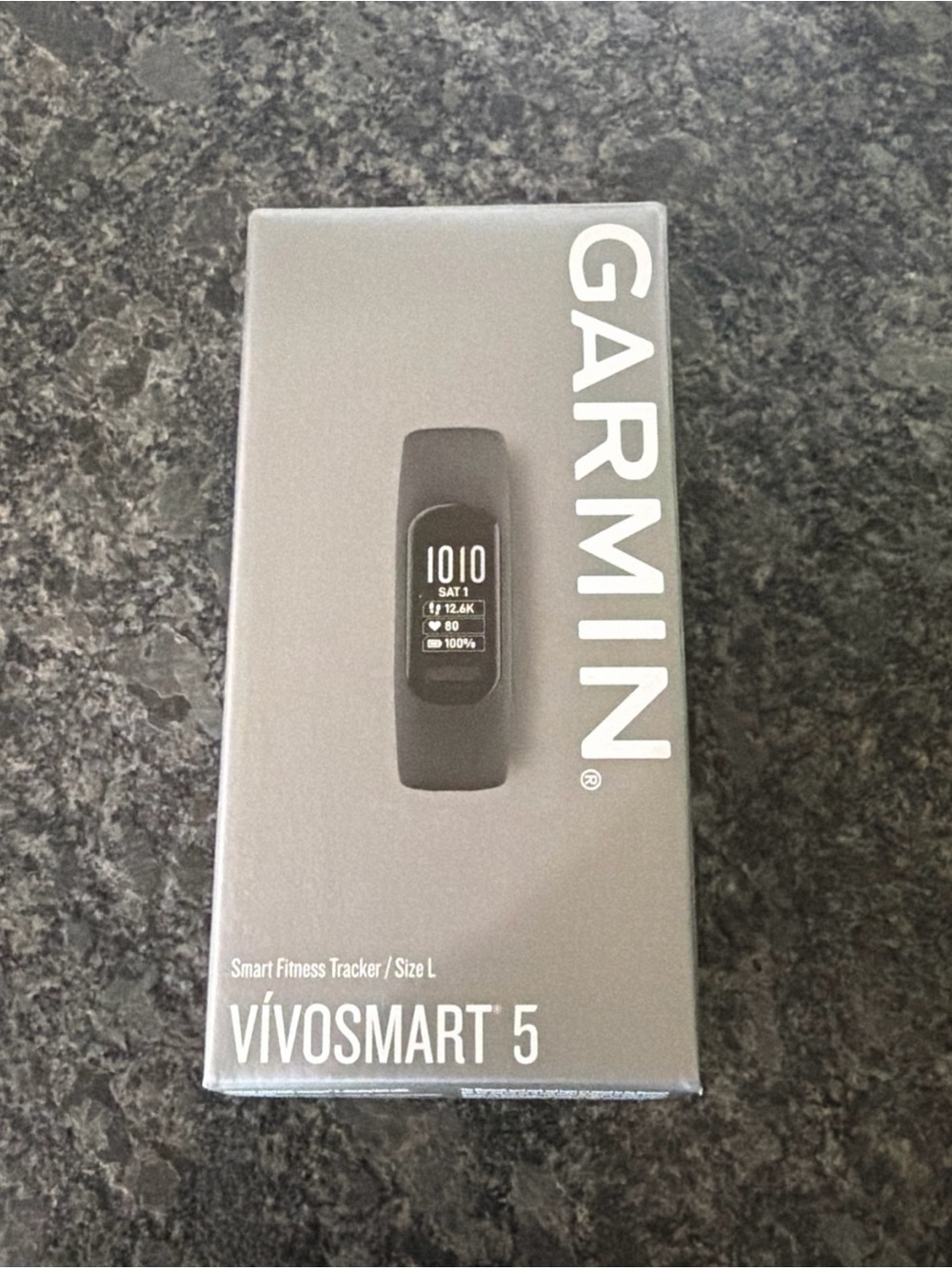 Garmin Vivosmart 5 Fitness Tracker - Black (Size L)